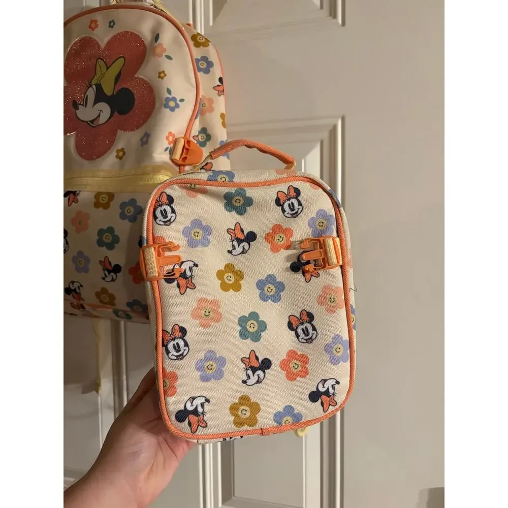 Disney Parks Minnie Mouse Kids Insulated Lunch Box and Backpack
